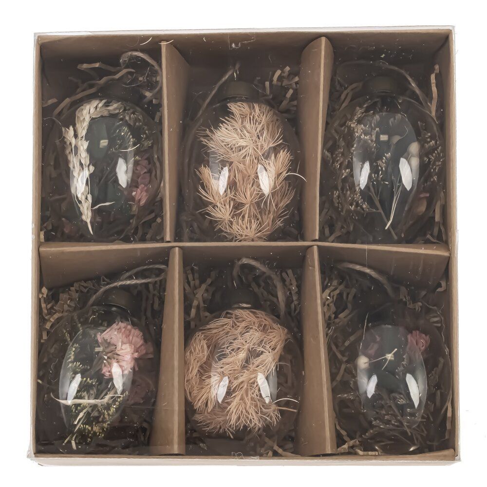 GAEM Набор из 6-ти изделий декоративных подвесных "Яйцо пасхальное" (6*8), L20 W20 H6,5 см