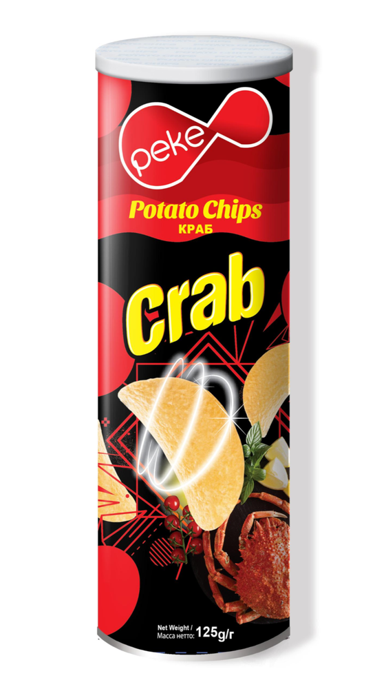 Чипсы со вкусом краба Peke