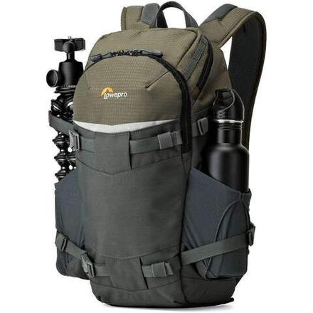 Рюкзак Lowepro Flipside Trek BP 350 AW серый/темно-зеленый для фототехники