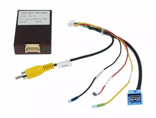 Адаптер видеосигнала штатных камер Toyota и Lexus 2007-2018 - Teyes/LZ (GVIF LVDS to CVBS)