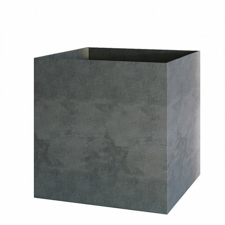 Кашпо CUBE SMOKEY BLUE 80x80x80