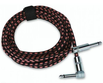 Кабель гитарный 5м угловой джек Stands & Cables