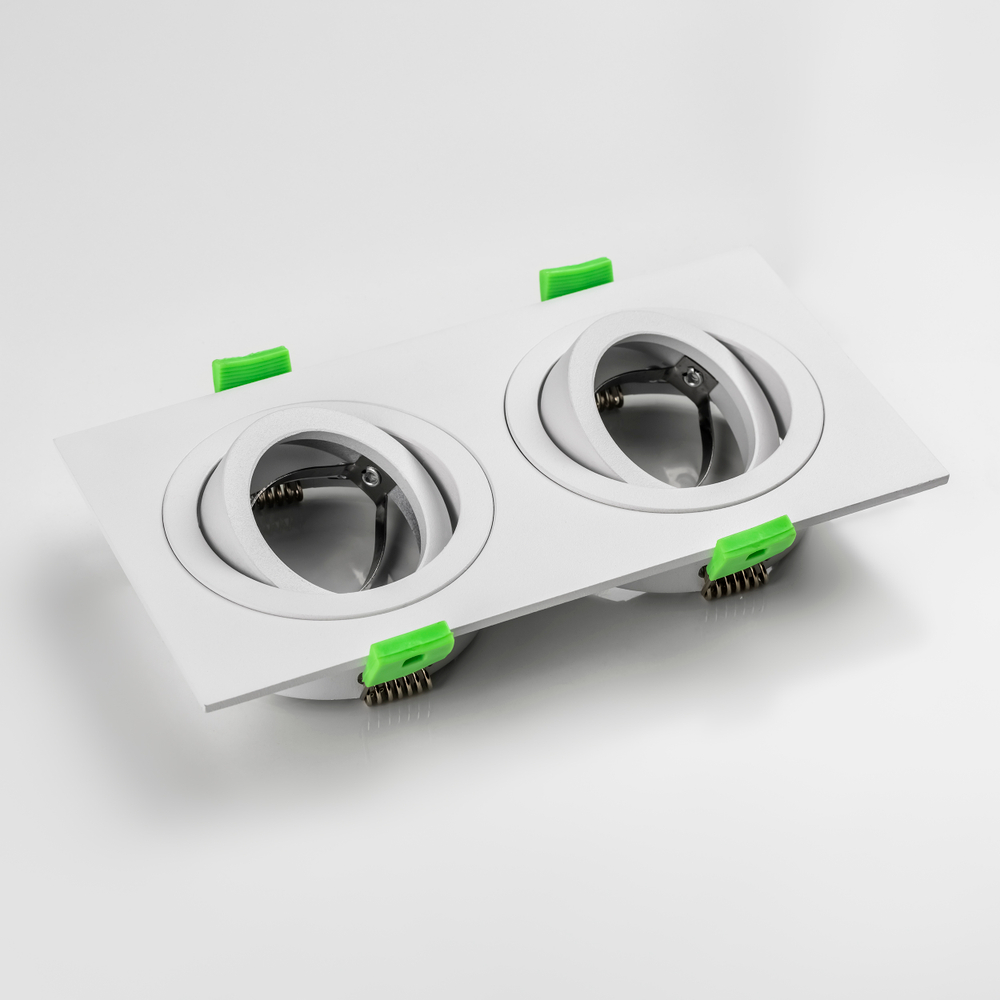 011616 Светильник SINGO BASE Quad X2 MR16 БЕЛЫЙ