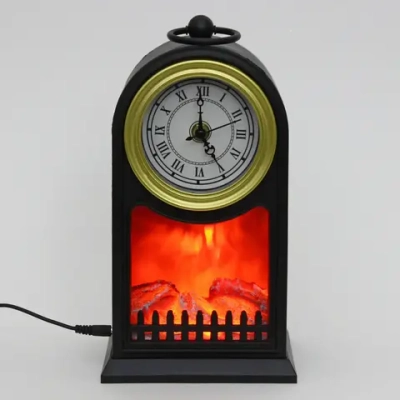 Сувенир с подсветкой «КАМИН - Время пришло» 14,6*11,9*27 см (питание от USB и батареек)