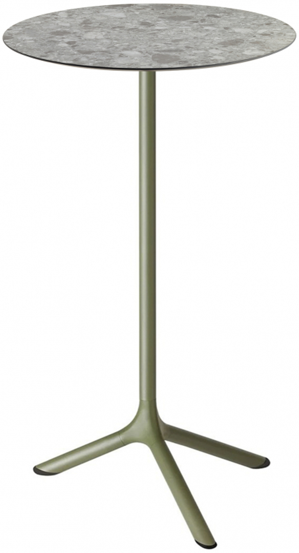 Стол ламинированный барный Scab Design Tripe, оливковый, зернистый