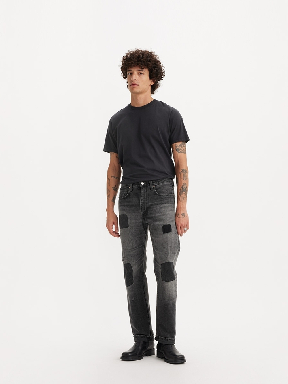 Мужские прямые джинсы Levi's 505 Regular Fit A5878-0004, Сделано в Японии