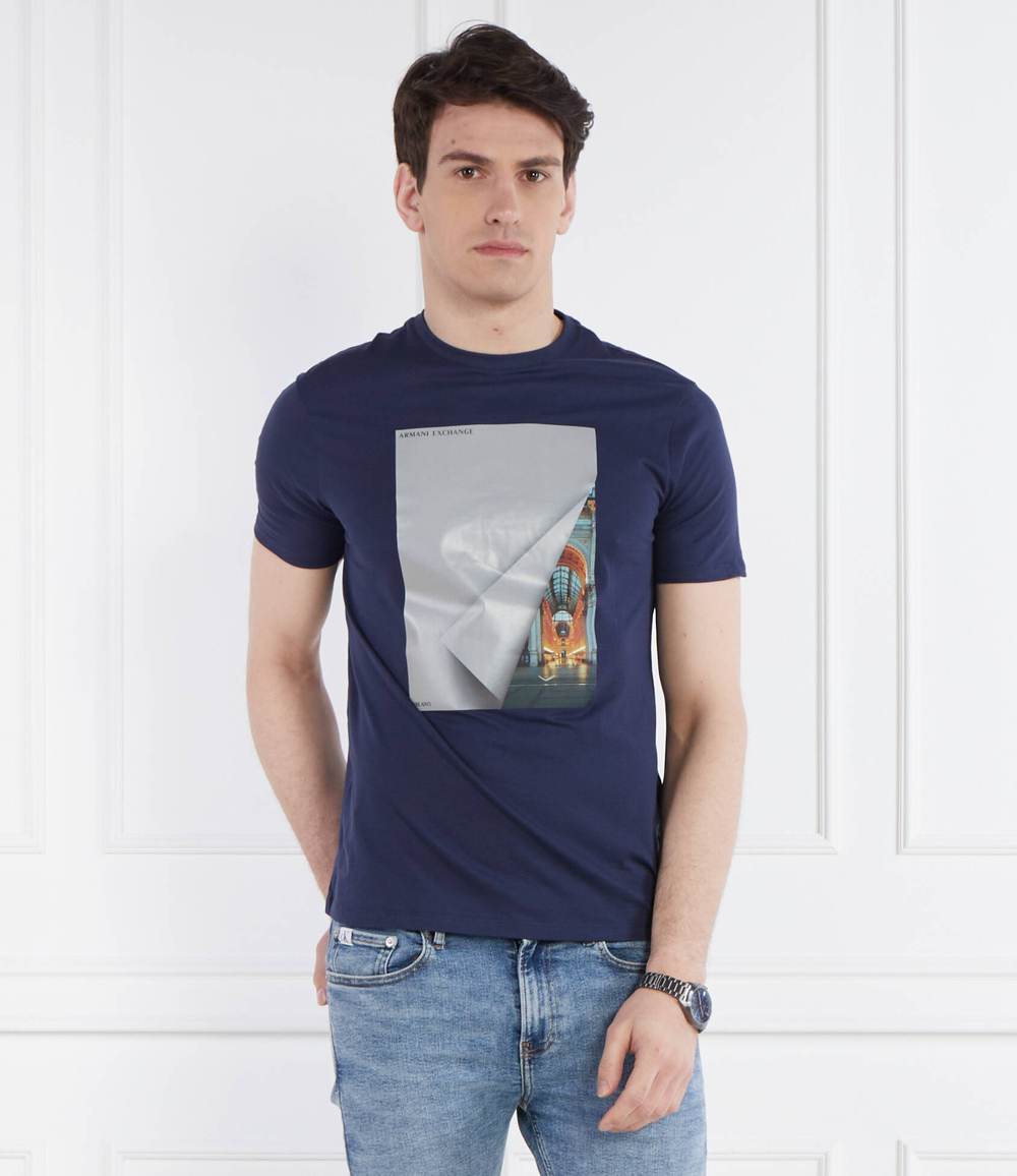 Футболка Armani Exchange - темно-синий(3DZTKG ZJH4Z)