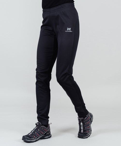 Брюки NORDSKI PRO Black, тренировочные, женские, NSW522100