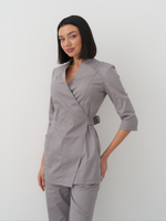 Блуза женская м288 liberty комфорт серый0129