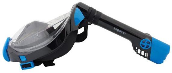 Маска полнолицевая Sargan Галактика премиум черная/синяя/черная