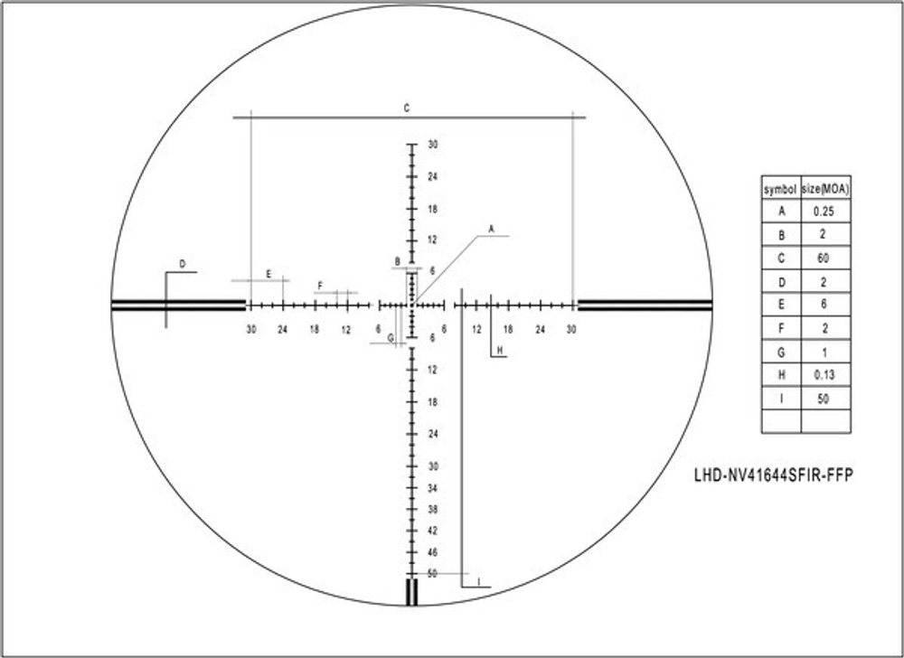 Оптический прицел DISCOVERY LHD-NV 4-16X44SFIR SFP D-30mm