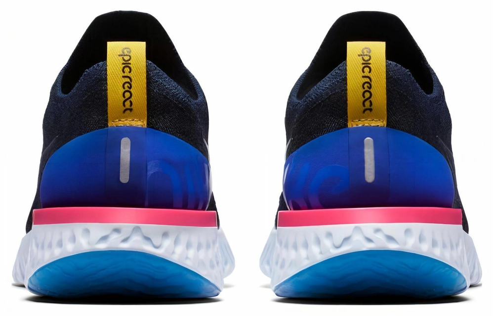 Кроссовки Nike Epic React Flyknit 1 College Navy (Женская размерная сетка)