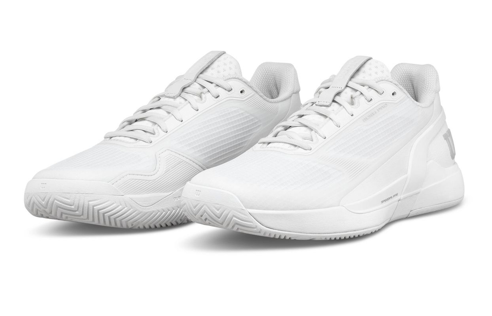 Мужские кроссовки теннисные Wilson Rush Pro 5 - white/white/white