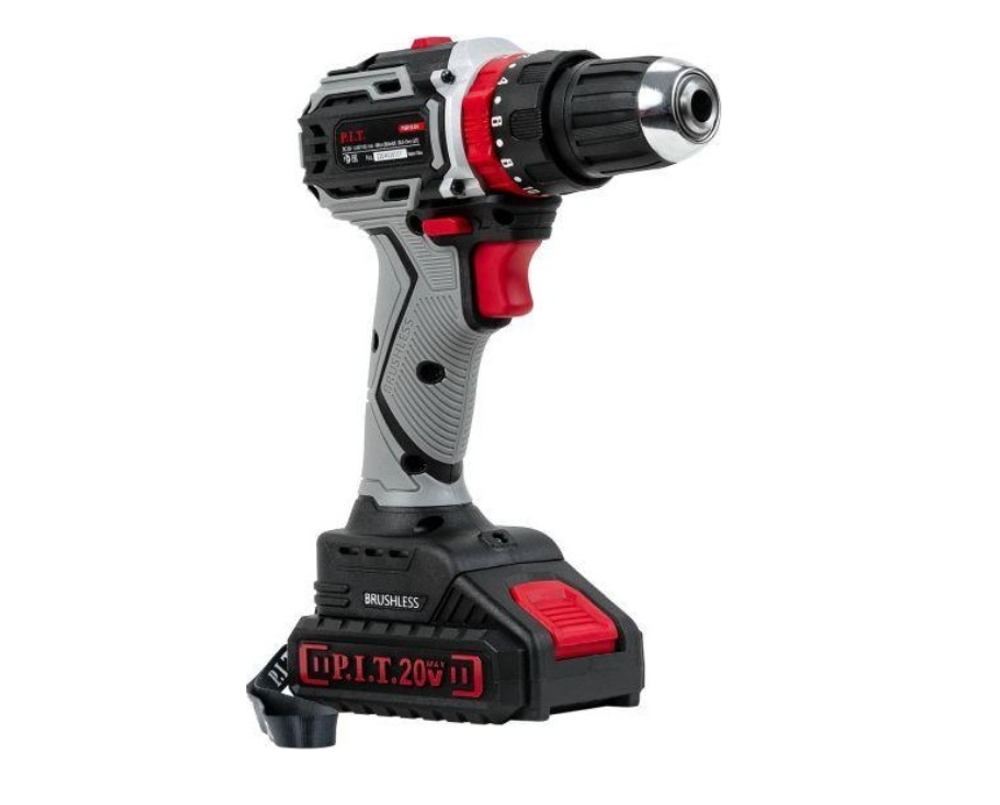 Дрель ударная аккумуляторная бесщёточная P.I.T. PSR18-D4