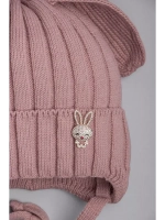 Шапка зимняя с ушками на завязках