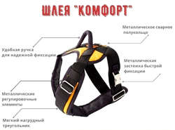 Шлейка спортивно - профессиональная DaiviBel  (комфорт) с металлической фурнитурой