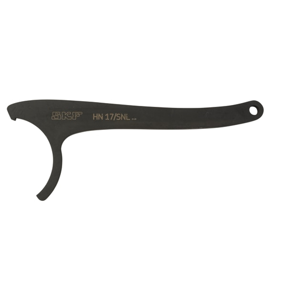 Hook spanner for use inside split plummer (pillow) block housings HN 17/SNL