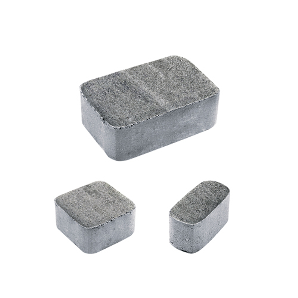 Тротуарная плитка КЛАССИКО - Искусственный камень Шунгит, комплект из 3 видов плит