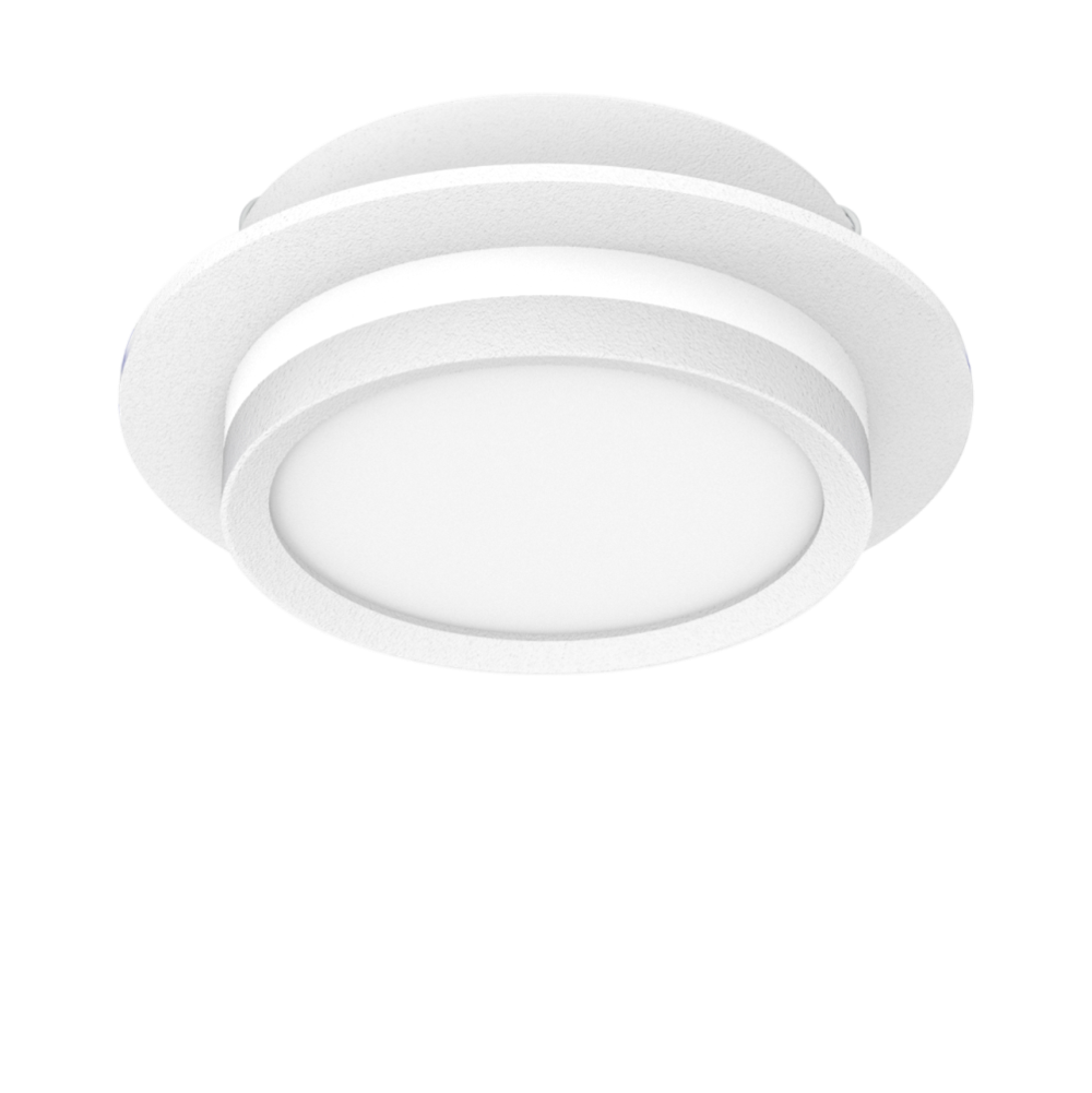 Светильник GX53, ART INFINITY КРУГ белый Встраиваемый,  110*40, 60шт