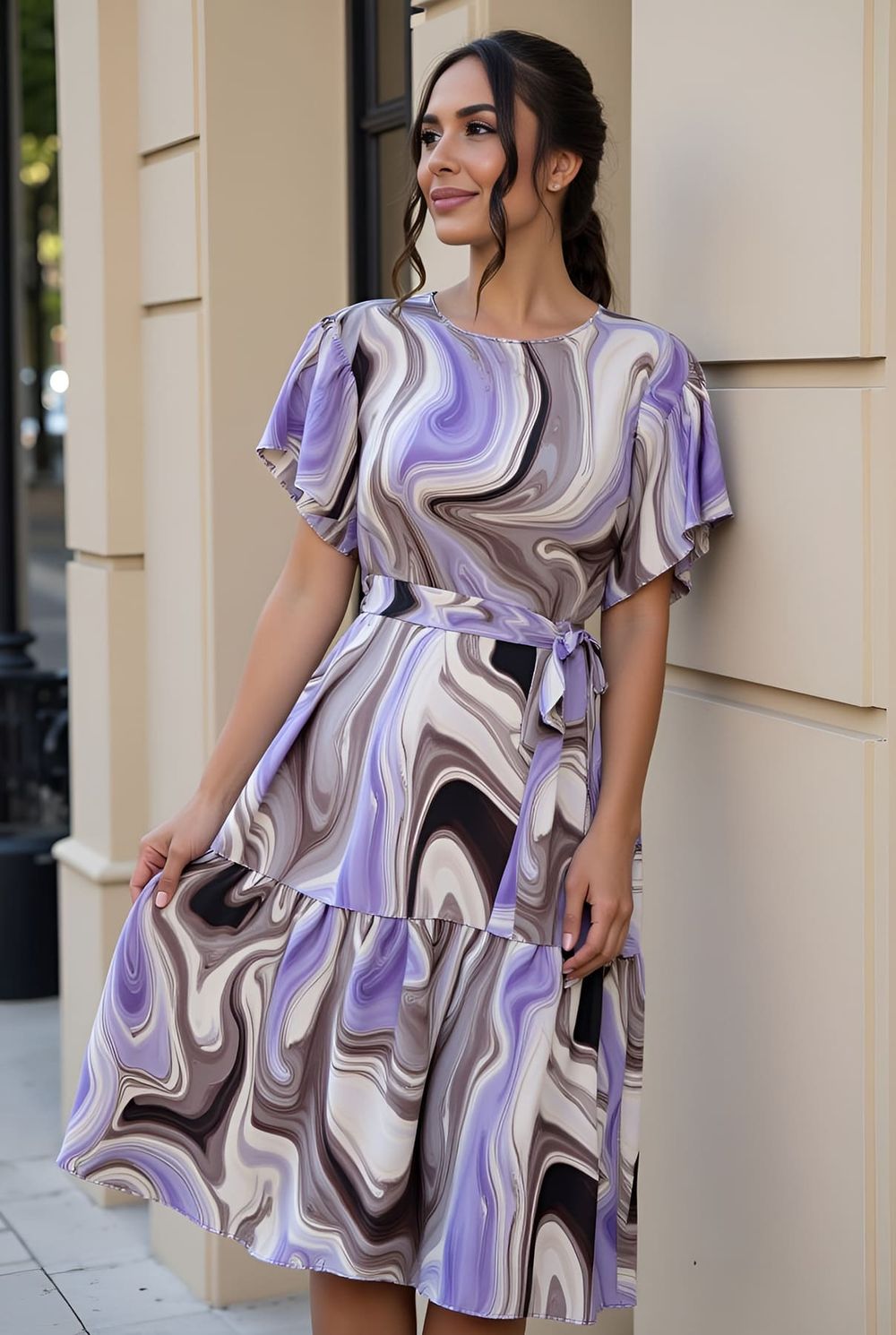 Платье Фантазия (серое) П13951-12М LT Collection