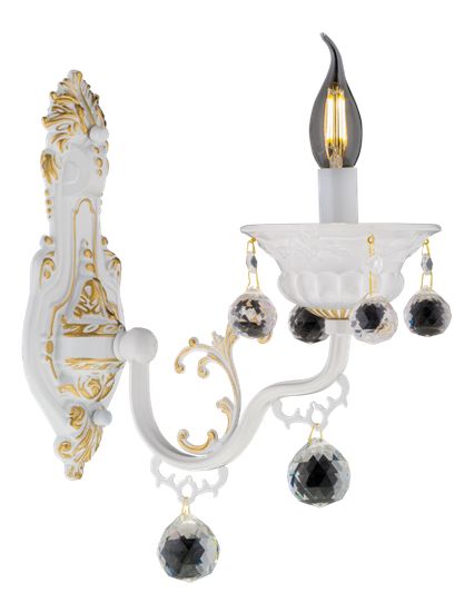 B5117/1W WH+GD (1/10) Бра Veneto Luce