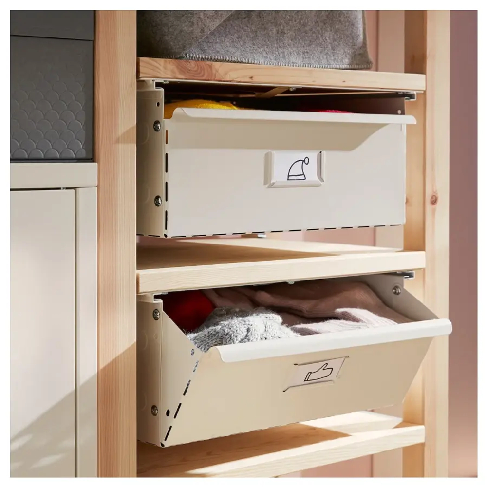 Ящик - IKEA IVAR/ИВАР ИКЕА, 14х30х39 см, белый