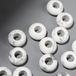 Каменный бублик, 14мм, магнезит натуральный