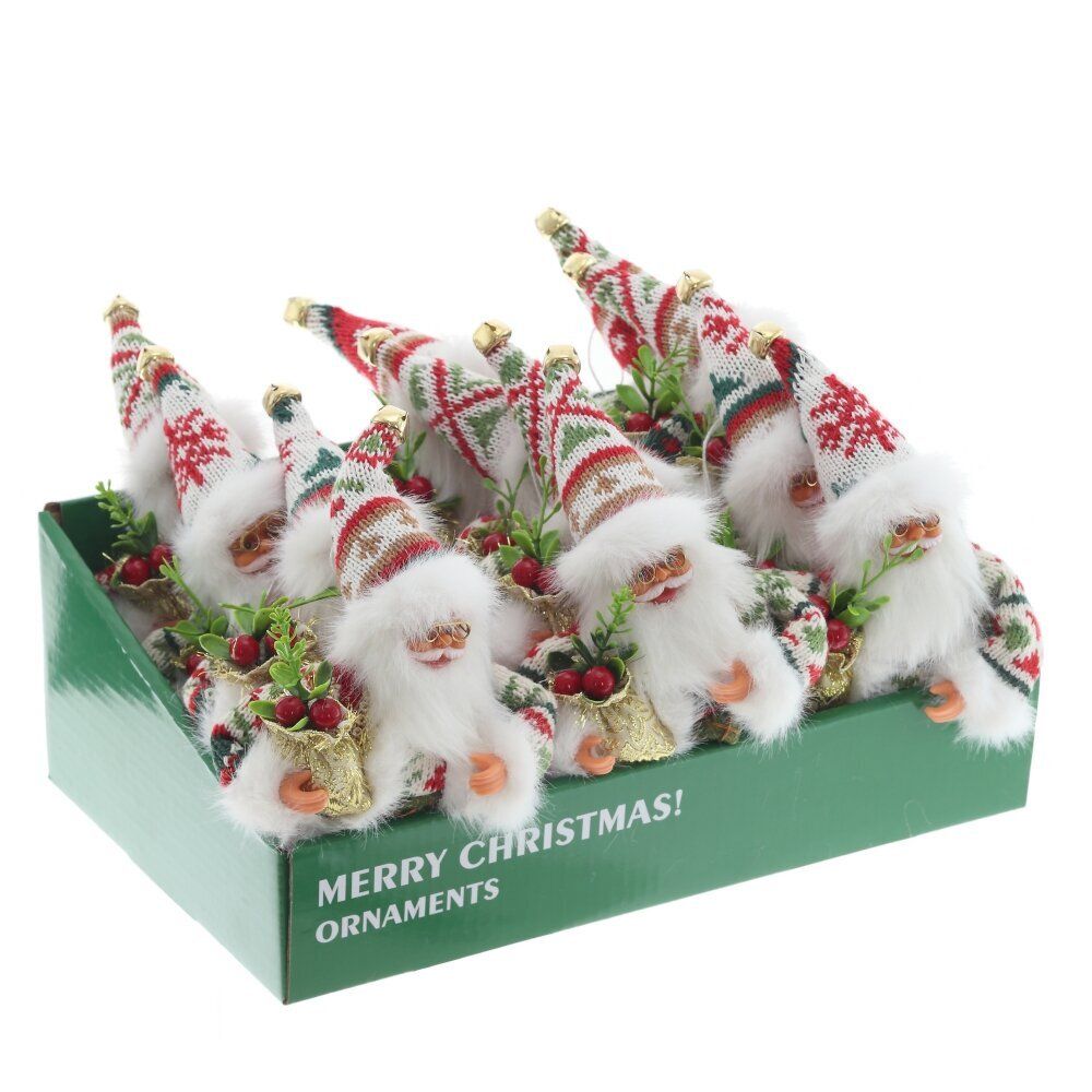 GAEM Дед Мороз подвесной, L12 W5 H17 см (полка 13 см.)