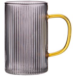 НАБОР AGNESS "SMOKY" КУВШИН С КРЫШКОЙ ФИЛЬТРОМ 1600 МЛ + 2 КРУЖКИ 320 МЛ ЦВЕТ:ДЫМЧАТЫЙ