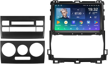 Магнитола для Toyota Land Cruiser Prado 120, Lexus GX470 (экран климата внизу, большая рамка) - Teyes SPRO+ Android 10, ТОП процессор, 4-32, SIM-слот