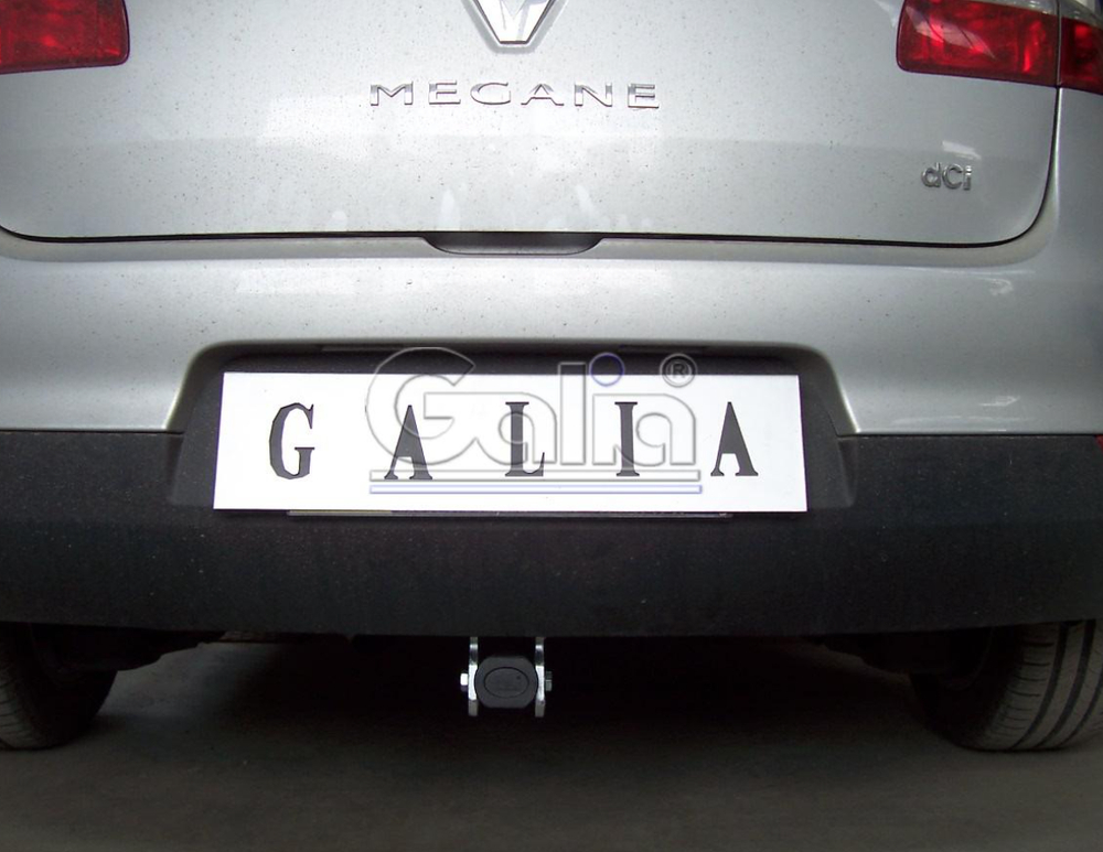 Фаркоп оцинкованный Galia R087C для Renault Megane III хетчбек 5 дверей 2008-2016, Renault Scenic III 2010-2016(паспорт и сертификат в комплекте)(без электрики)