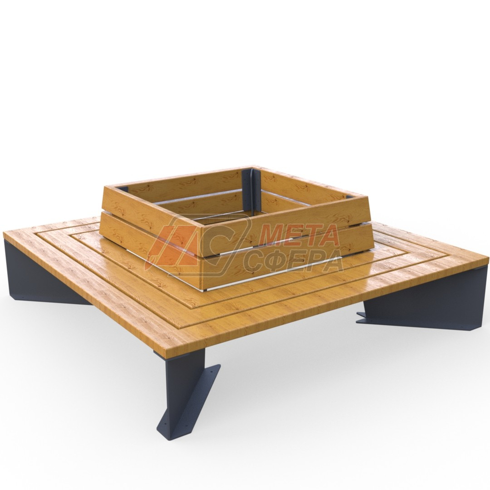 Скамейка Квадратная