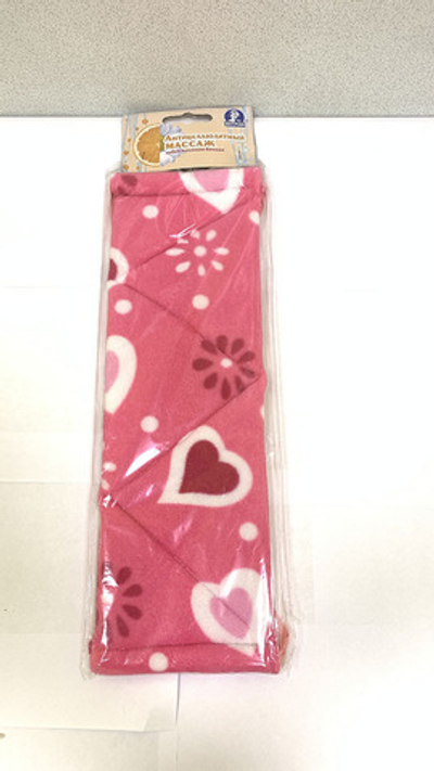 Губка жесткая банная Антицеллюлитный массаж