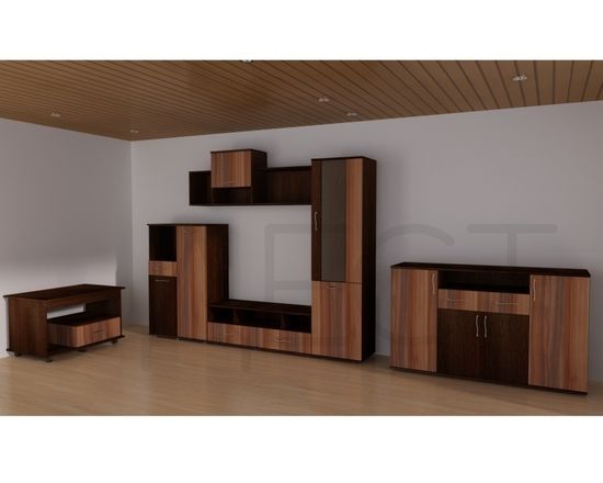 Шкаф-витрина МАДЕРА-2 правый