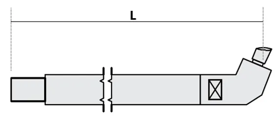 Нижнее плечо наклонное Fubag для SG 4-6 O 22×125 мм