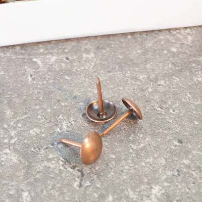 Гвозди мебельные декоративные 9*13мм, медь (100шт)