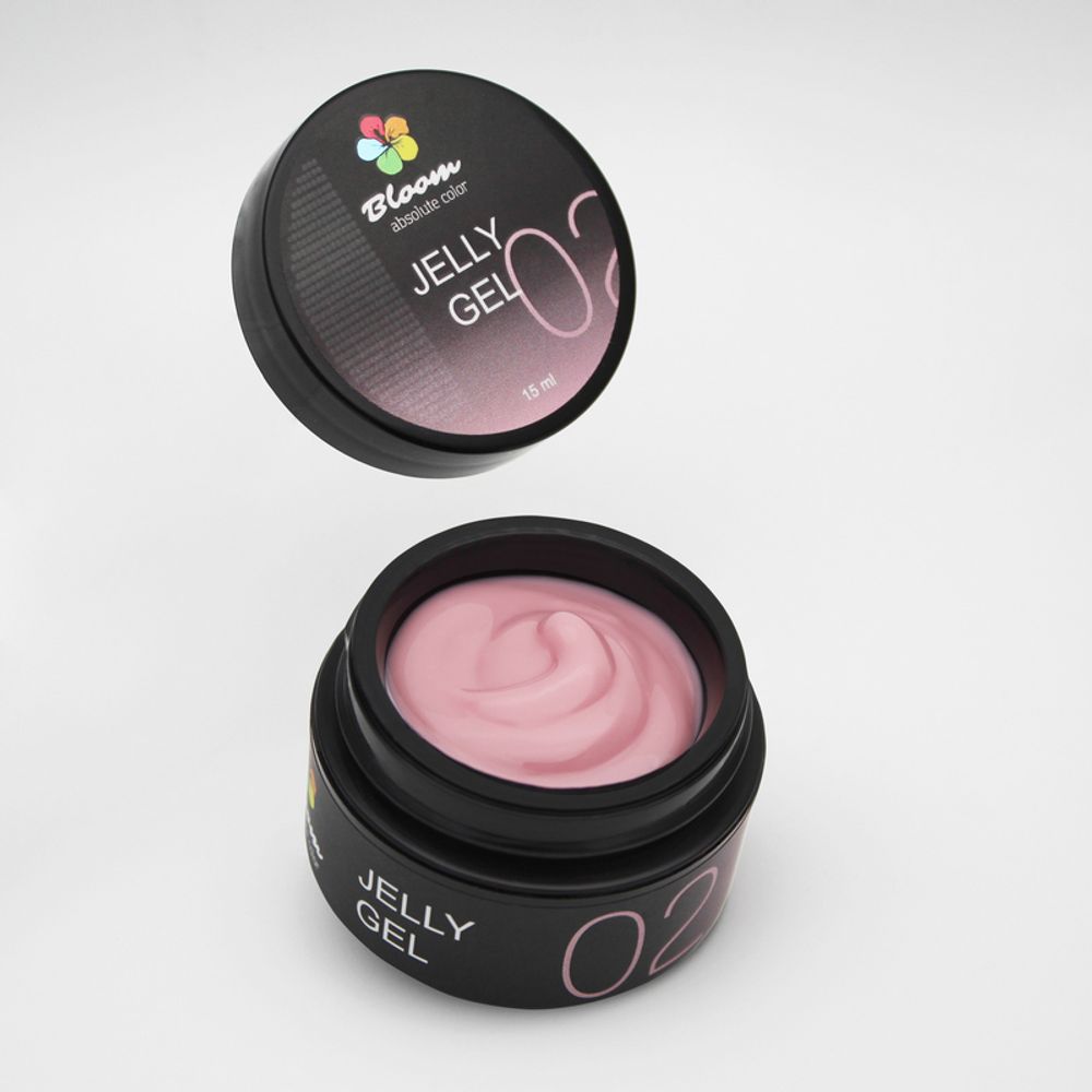 Bloom Jelle Gel 02 - Гель желе нежно розовый15мл