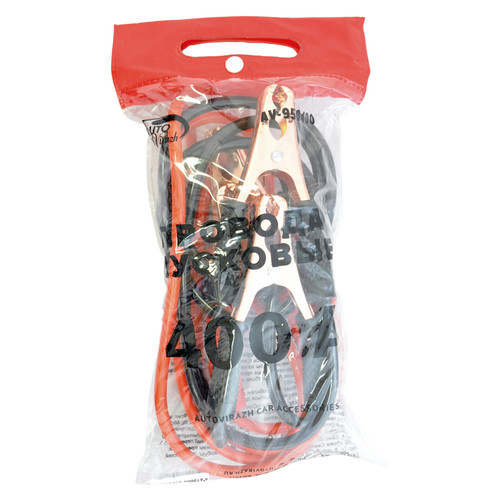 Провода пусковые CarPerfomance, морозостойкие, 200 А, длина 2 м, пакет