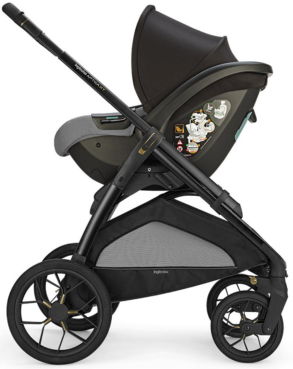 Коляска Inglesina Aptica XT Darwin i-Size System Quattro 4 в 1 2025 Canyon Grey