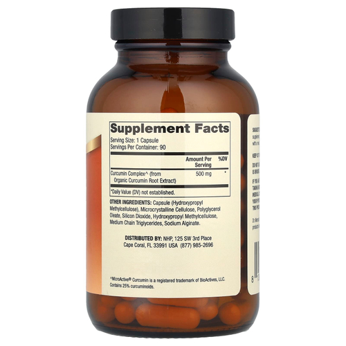 Dr. Mercola, Curcumin Advanced, куркумин, 90 капсул (500 мг в 1 капсуле)