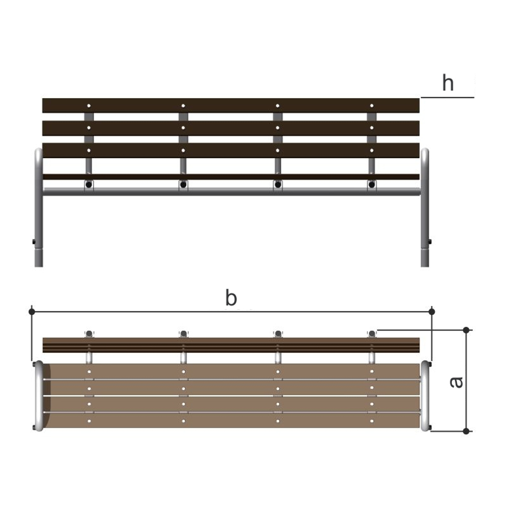 Скамья (фанера) Romana 302.02.00-01