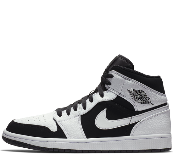 Кроссовки Nike Air Jordan 1 Mid Black/White