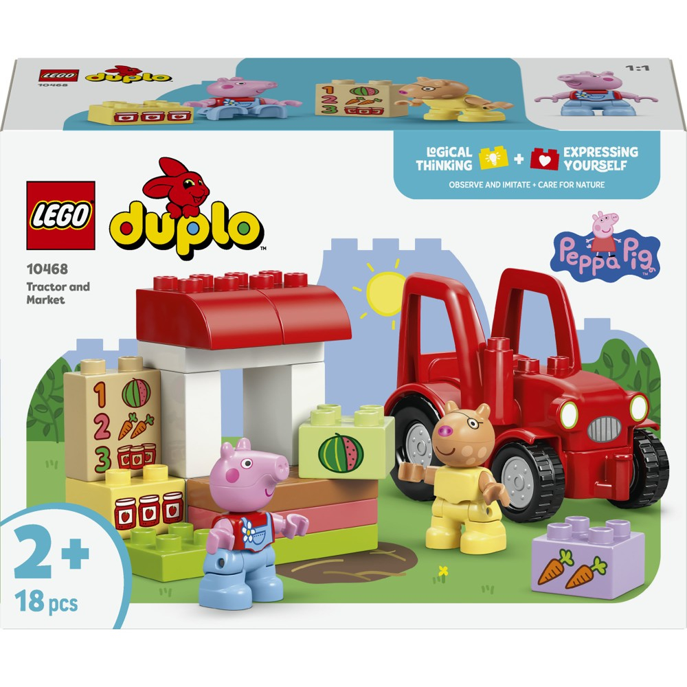 LEGO DUPLO Świnka Peppa - Трактор и рынок 10468