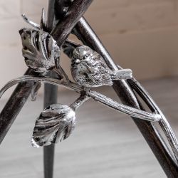 Столик декоративный Зарнички Санфлауэр Айс Античное серебро