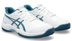 Детские теннисные кроссовки Asics Gel-Game 9 GS Clay/OC - white/restful teal