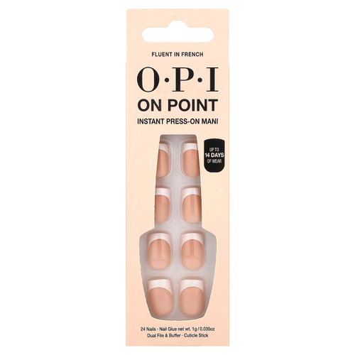 OPI, On Point, мгновенная укладка, короткая, для французского языка, набор из 27 предметов