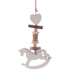 GAEM Украшение новогоднее "Лошадка", L8 W1,5 H16 см, 4в.