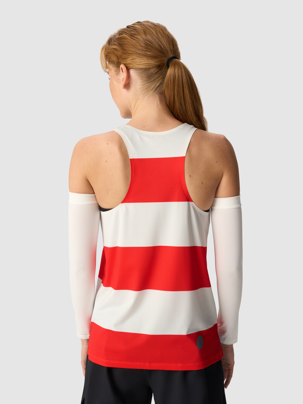 Майка женская GRI Маяк бело-красная