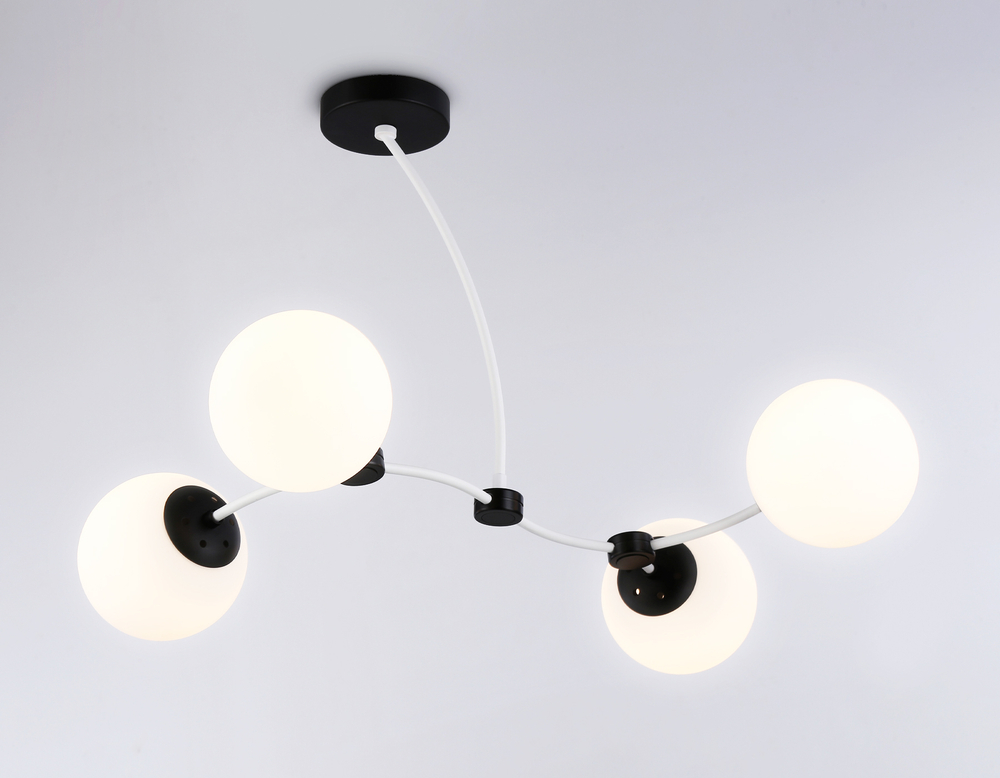 Подвесной светильник TR2542/4 WH/BK белый/черный E27/4 max 60W 700*450*450