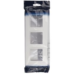 Рамка для розеток и выключателей ЭРА Elegance 14-5013-01 Classic, на 3 поста, белый